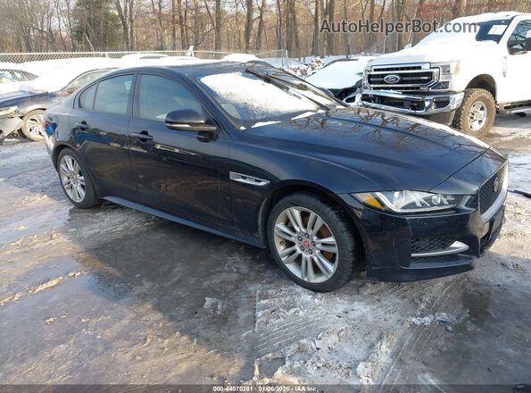 SAJAL4BN0HA972409 2017 JAGUAR XF Черный Передняя правая четверть