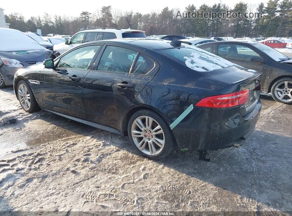SAJAL4BN0HA972409 2017 JAGUAR XF Черный Задняя левая четверть