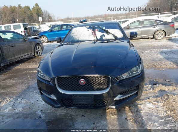 SAJAL4BN0HA972409 2017 JAGUAR XF Черный Вид щитка приборов