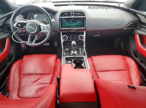 SAJAT4GXXLCP63752 2020 JAGUAR XF Белый Вид панели приборов