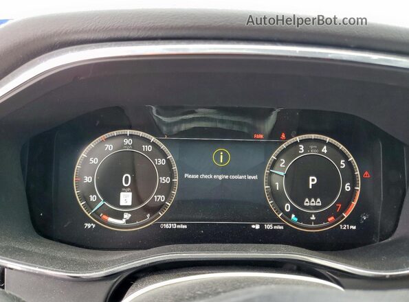 SAJB64FX7RCY94241 2024 JAGUAR XF Черный Вид щитка приборов
