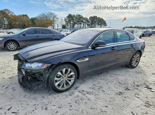 SAJBD4FX0KCY79186 2019 JAGUAR XF Black Vista tres cuartos delantera izquierda