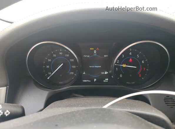 SAJBE4BV7GCY05580 2016 JAGUAR XF Синий Вид щитка приборов