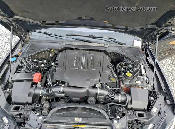 SAJBE4BV7GCY13100 2016 JAGUAR XF Черный Вид задней части салона