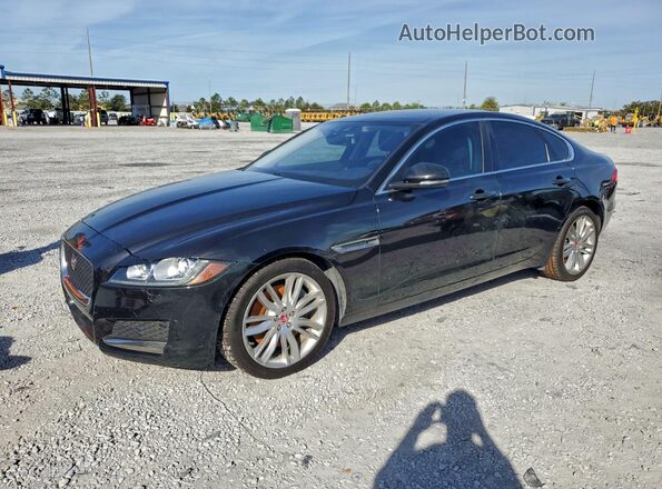 SAJBE4BV8GCY14014 2016 JAGUAR XF Black Przód lewy