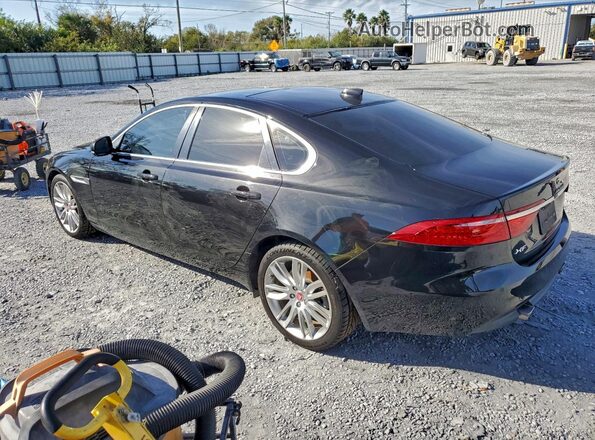 SAJBE4BV8GCY14014 2016 JAGUAR XF Black Tył lewy