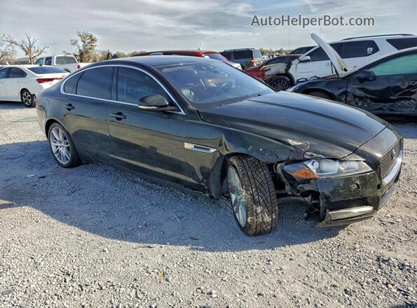 SAJBE4BV8GCY14014 2016 JAGUAR XF Black Przód prawy