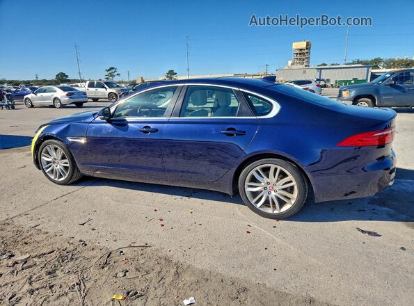 SAJBE4BV9GCY10165 2016 JAGUAR XF Синий Задняя левая четверть