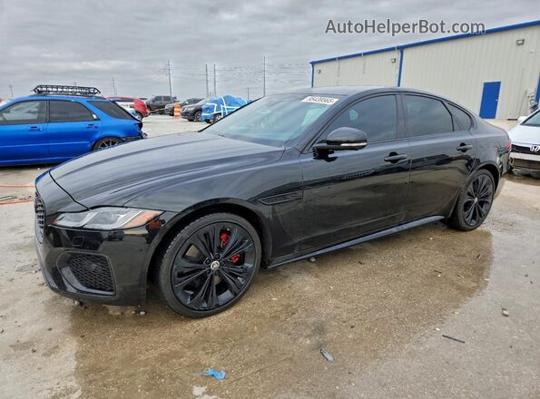 SAJBL4GX2RCY93988 2024 JAGUAR XF Черный Передняя левая четверть