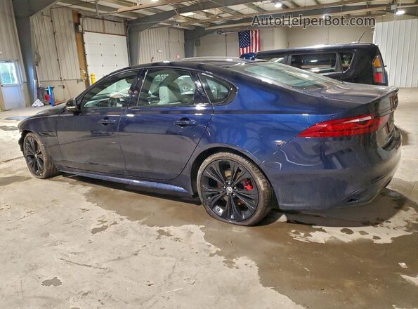 SAJBL4GX2RCY96194 2024 JAGUAR XF Синий Задняя левая четверть