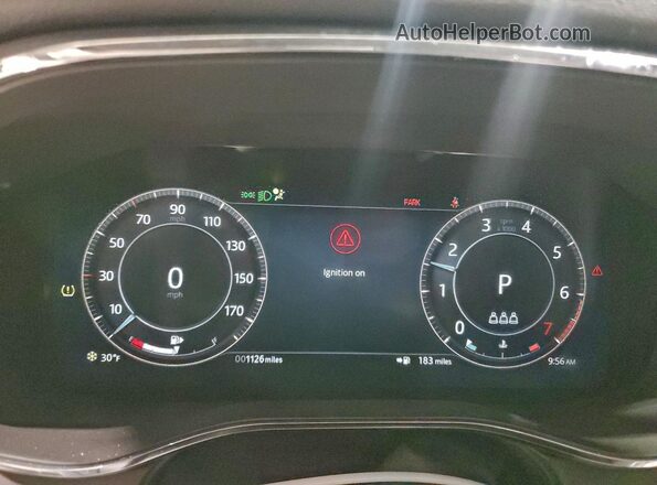 SAJBL4GX2RCY96194 2024 JAGUAR XF Синий Вид щитка приборов