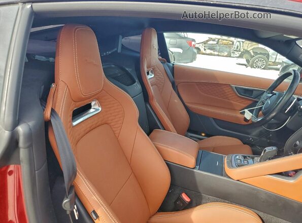 SAJDD1EE3PCK82368 2023 JAGUAR F-TYPE Red Rear seats view