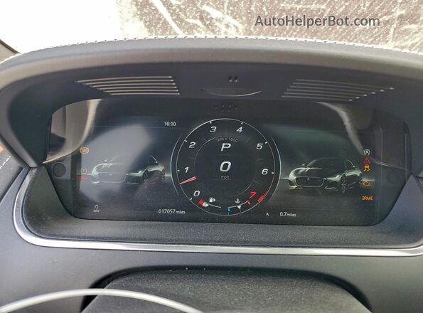 SAJDD1EE3PCK82368 2023 JAGUAR F-TYPE Red Instrument cluster view
