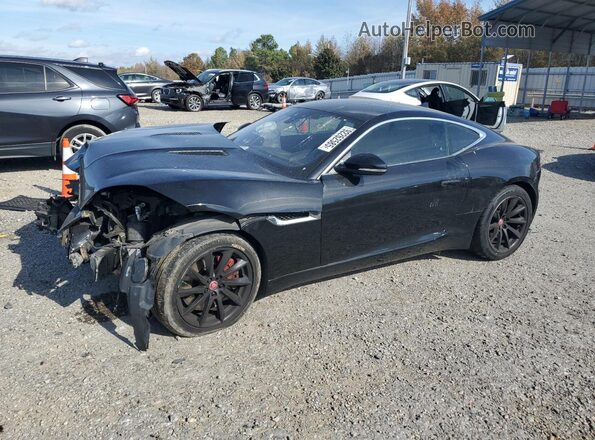 SAJDD1EV0JCK54664 2018 JAGUAR F-TYPE Черный Передняя левая четверть