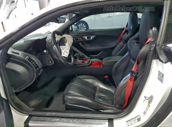 SAJWA6AT5G8K29404 2016 JAGUAR F-TYPE Белый Вид салона спереди
