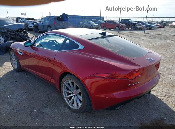SAJWA6ATXH8K45535 2017 JAGUAR F-TYPE Темно-бордовый Задняя левая четверть