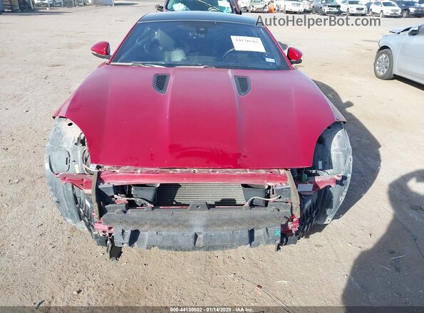 SAJWA6ATXH8K45535 2017 JAGUAR F-TYPE Темно-бордовый Вид спереди
