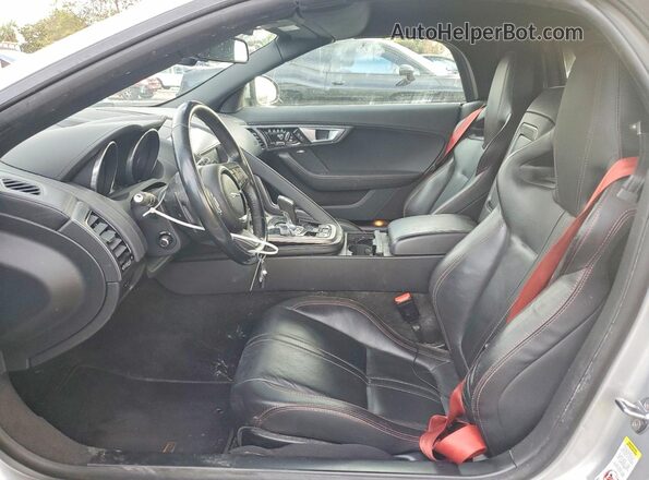 SAJWA6ETXG8K32213 2016 JAGUAR F-TYPE Серебряный Вид салона спереди