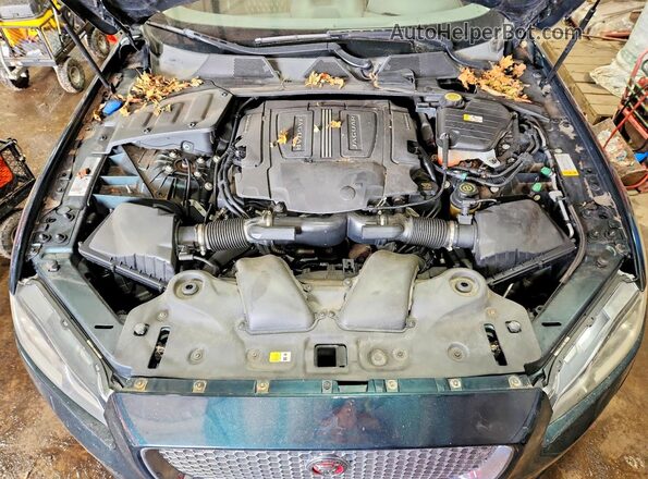 SAJWJ2GD9G8V95102 2016 JAGUAR XJL Green Widok wnętrza z tyłu