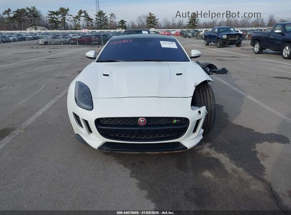 SAJWJ6DL5HMK43730 2017 JAGUAR F-TYPE Белый Вид задней части салона
