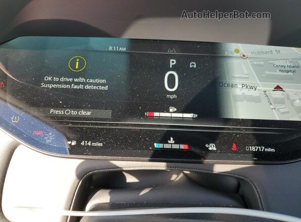SAL1P9EU3SA440462 2025 LAND ROVER RANGE Gray ხელსაწყოთა პანელის ხედი