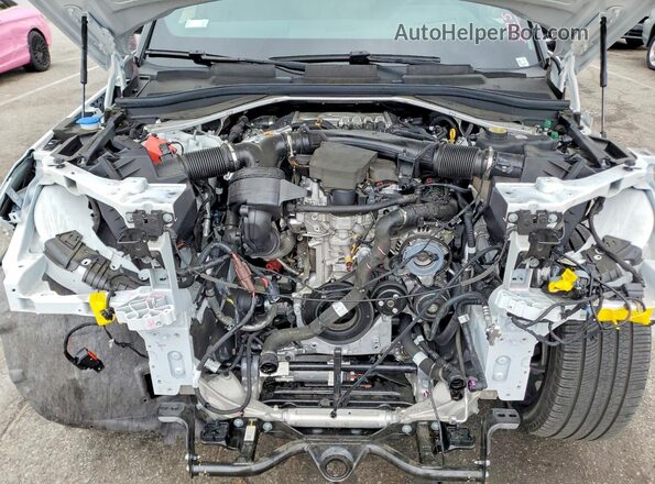 SAL1P9EU5RA198770 2024 LAND ROVER RANGE White Vista del compartimento del motor