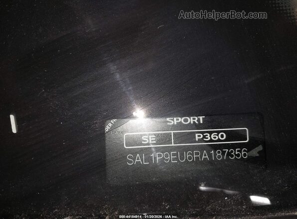 SAL1P9EU6RA187356 2024 LAND ROVER RANGE ROVER SPORT Белый Вид подкапотного пространства