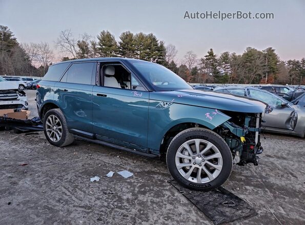 SAL1P9EU6RA418773 2024 LAND ROVER RANGE Бирюзовый Передняя правая четверть