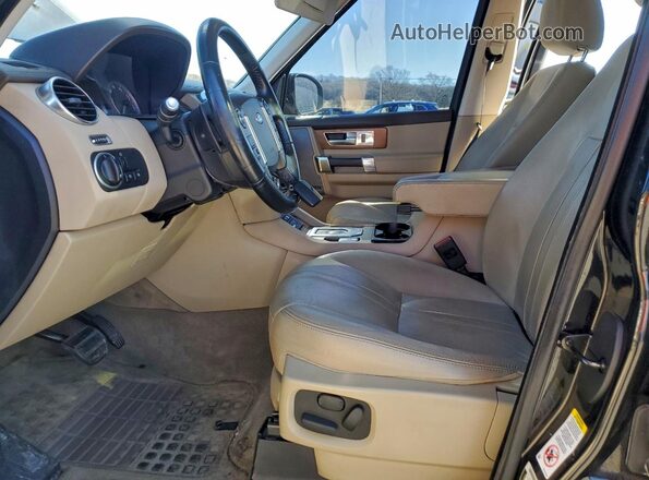 SALAB2V61GA806580 2016 LAND ROVER LR4 Black Widok wnętrza z przodu