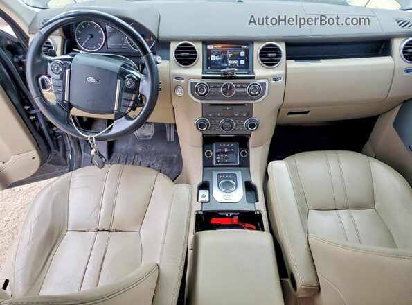 SALAG2V60GA797288 2016 LAND ROVER LR4 Black Widok deski rozdzielczej