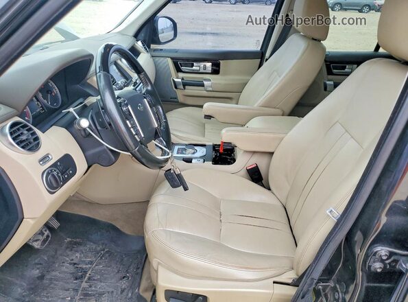 SALAG2V60GA797288 2016 LAND ROVER LR4 Black Widok wnętrza z przodu