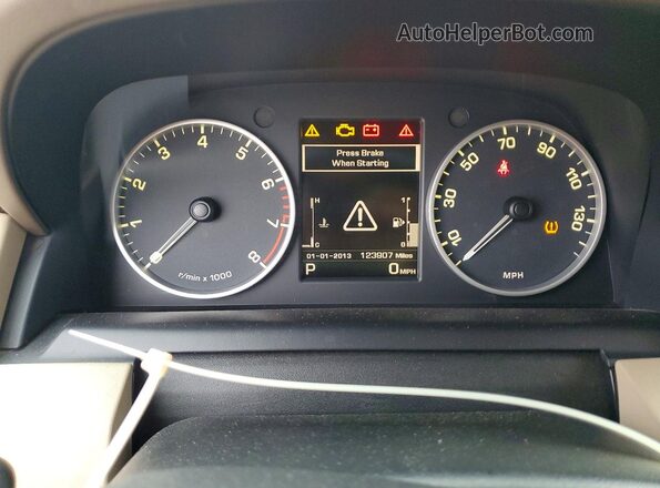 SALAG2V60GA797288 2016 LAND ROVER LR4 Black Widok zestawu wskaźników