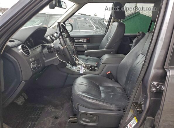 SALAG2V67GA814829 2016 LAND ROVER LR4 Gray Widok wnętrza z przodu