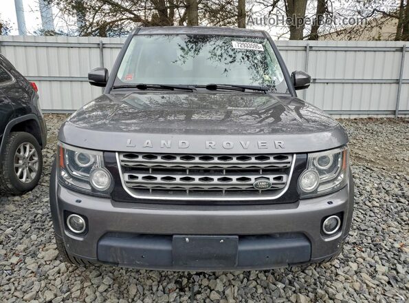 SALAG2V67GA814829 2016 LAND ROVER LR4 Gray Widok z przodu