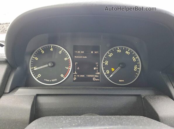 SALAG2V67GA814829 2016 LAND ROVER LR4 Gray Widok zestawu wskaźników