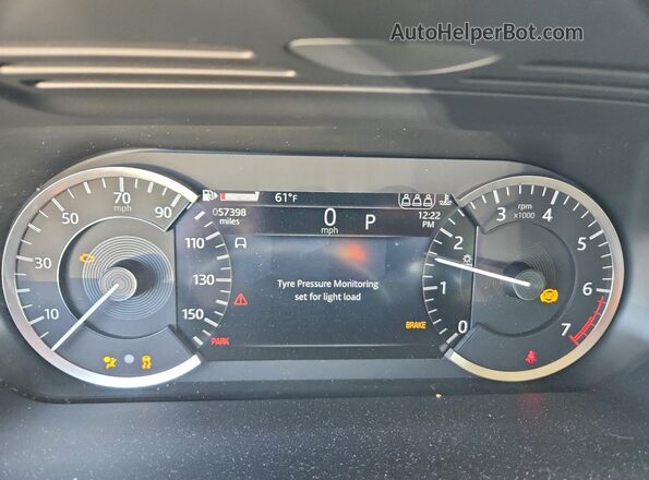 SALCJ2FX0MH883298 2021 LAND ROVER DISCOVERY White Instrument cluster view