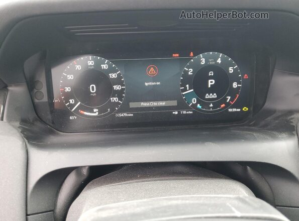 SALCJ2FX2RH348951 2024 LAND ROVER DISCOVERY Черный Вид щитка приборов
