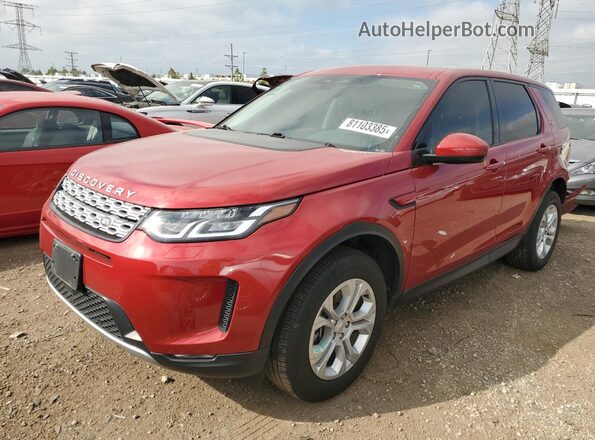 SALCJ2FX7NH905959 2022 LAND ROVER DISCOVERY Красный Передняя левая четверть