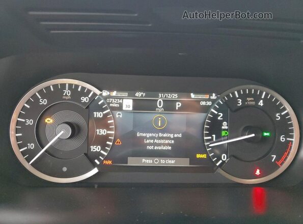 SALCJ2FX8MH888135 2021 LAND ROVER DISCOVERY Black Vista del cuadro de instrumentos