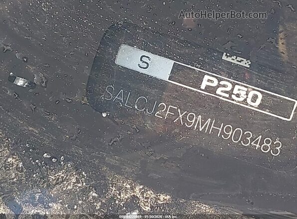 SALCJ2FX9MH903483 2021 LAND ROVER DISCOVERY SPORT Серый 