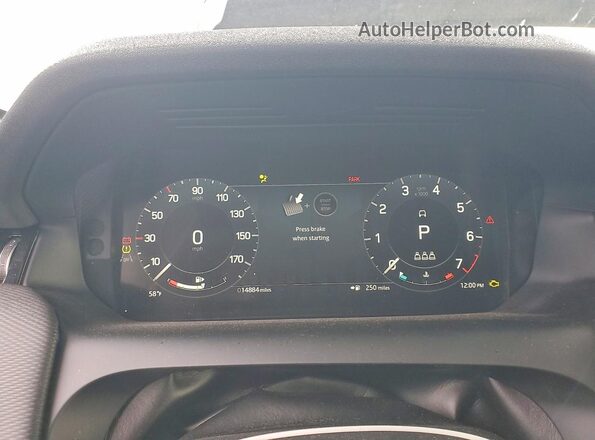 SALCL2FX6SH362819 2025 LAND ROVER DISCOVERY White Instrument cluster view
