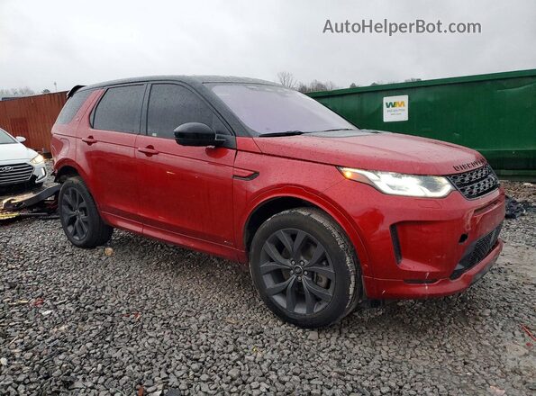 SALCL2FX7MH887892 2021 LAND ROVER DISCOVERY Red Передня права чверть