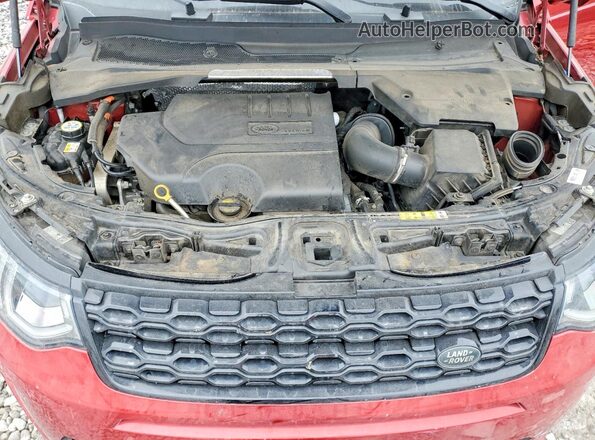 SALCL2FX7MH887892 2021 LAND ROVER DISCOVERY Red Вид підкапотного простору