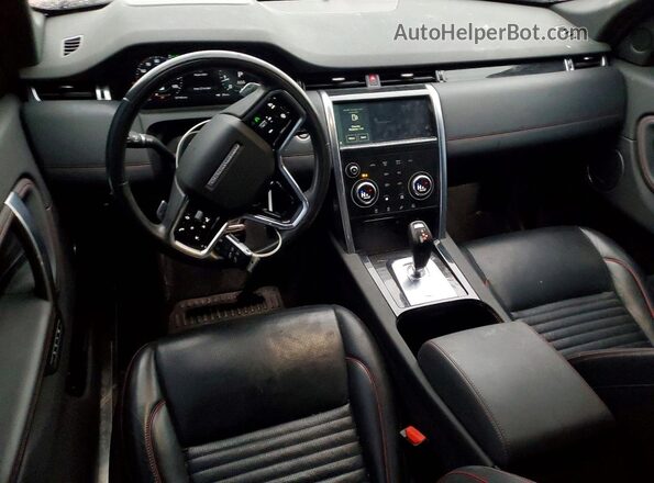 SALCL2FX7MH887892 2021 LAND ROVER DISCOVERY Red Вид панелі приладів