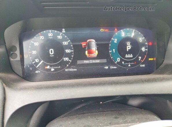 SALCL2FX7MH887892 2021 LAND ROVER DISCOVERY Red Вид щитка приладів