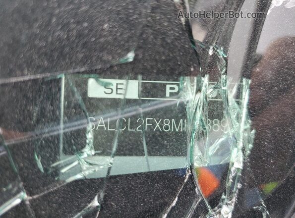 SALCL2FX8MH888954 2021 LAND ROVER DISCOVERY Silver Widok naklejki z numerem VIN