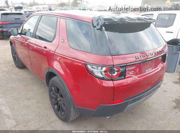 SALCP2BG4GH575821 2016 LAND ROVER DISCOVERY SPORT Красный Задняя левая четверть