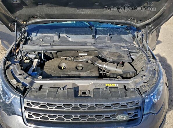 SALCP2BG6HH710704 2017 LAND ROVER DISCOVERY Gray Engine compartment view