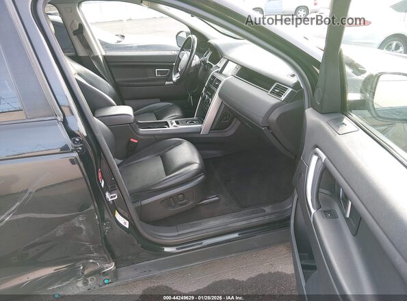 SALCP2BG9GH625323 2016 LAND ROVER DISCOVERY SPORT Black Widok wnętrza z przodu