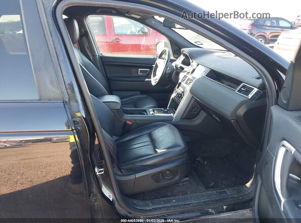 SALCP2FX1KH826099 2019 LAND ROVER DISCOVERY SPORT Black Widok wnętrza z przodu